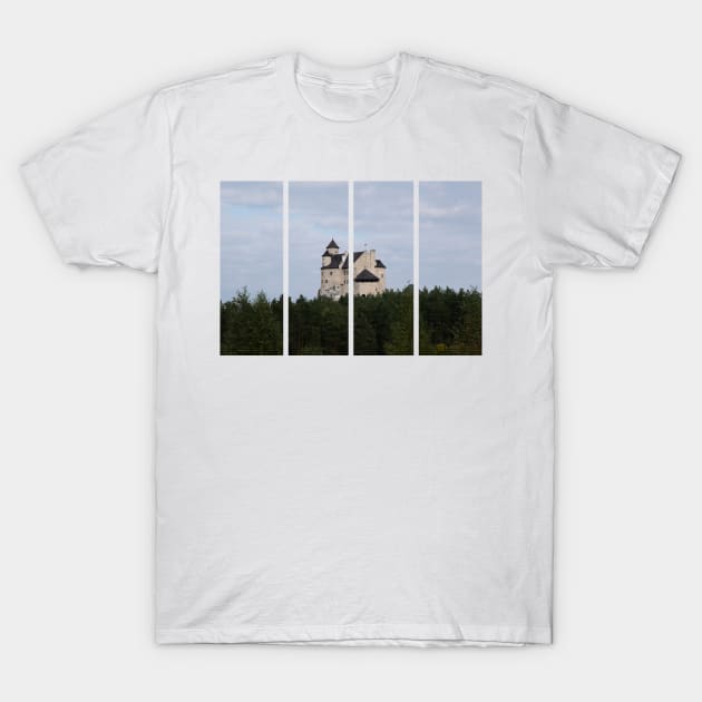 The Royal Castle of Bobolice was built in the early 14th century by king Casimir III the Great. T-Shirt by fabbroni-art